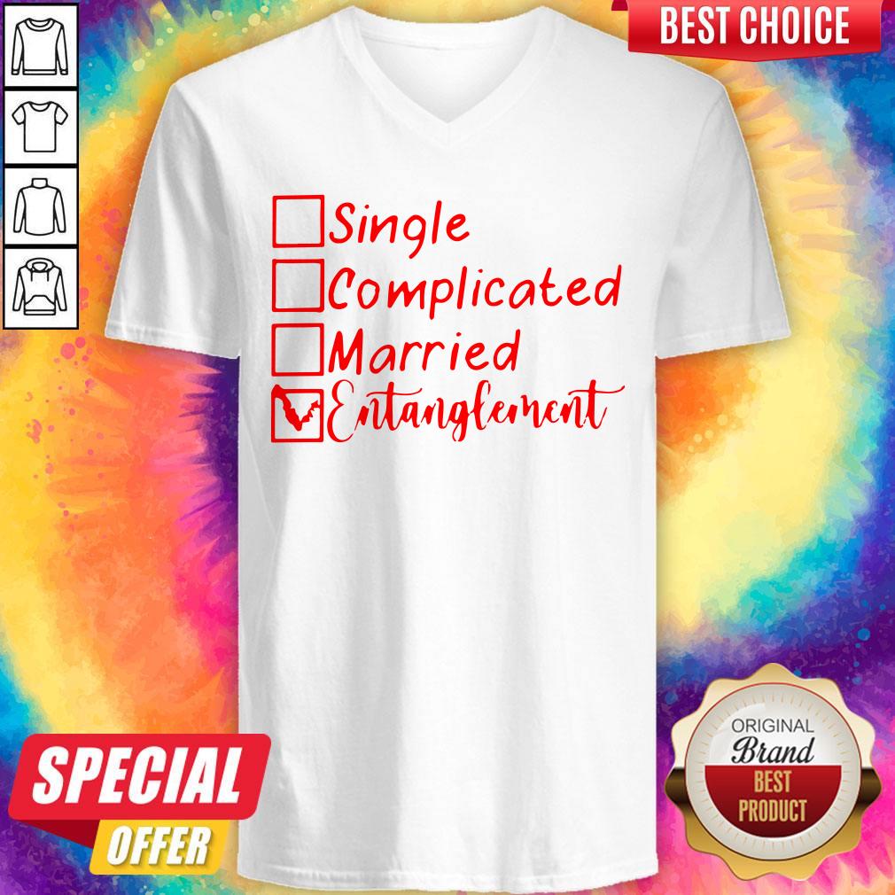 Pretty Single Complicated Married Entanglement Shirt - Image 2