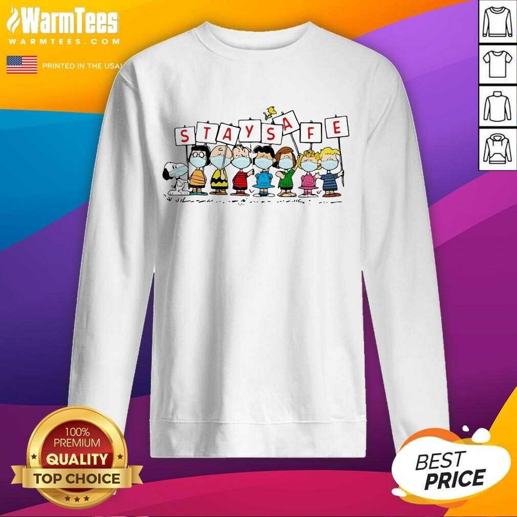 Pretty Snoopy And Friends Stay Safe 89 Shirt - Image 3