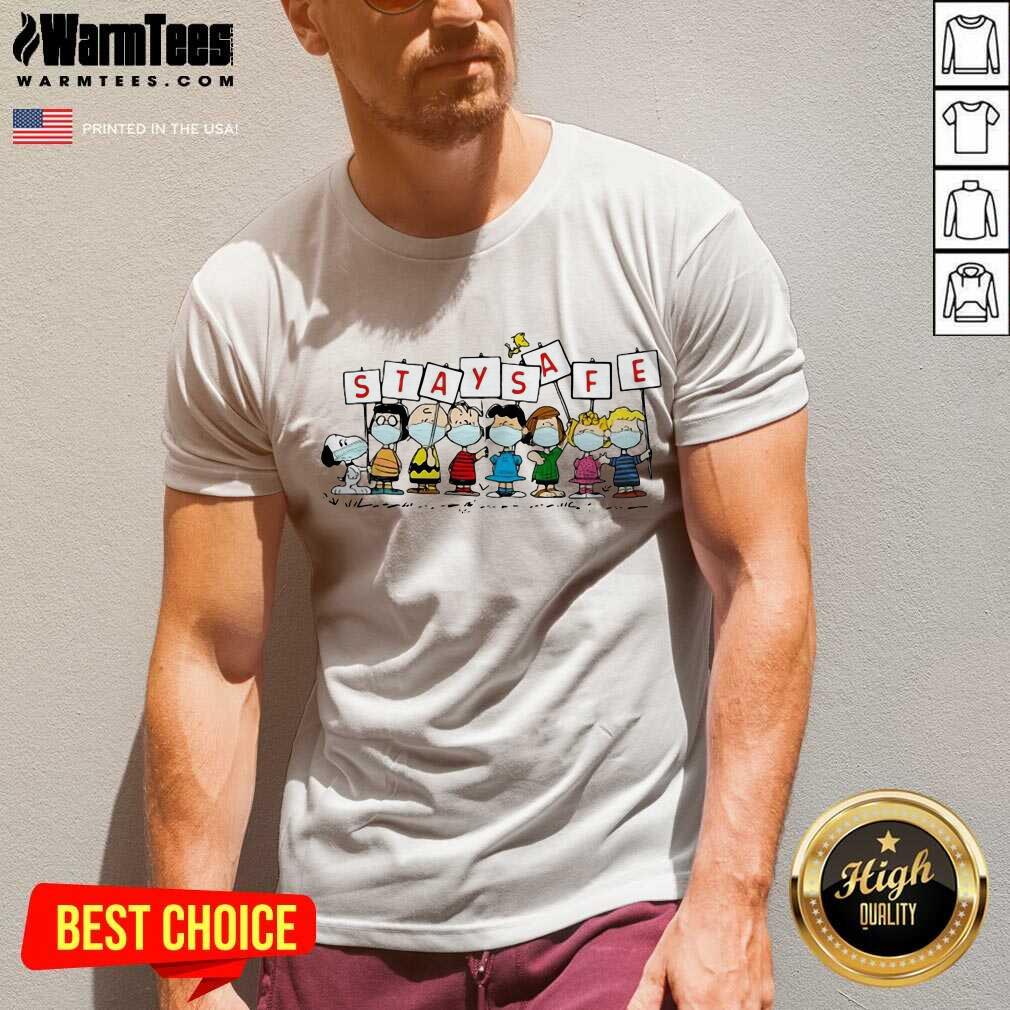 Pretty Snoopy And Friends Stay Safe 89 Shirt - Image 5