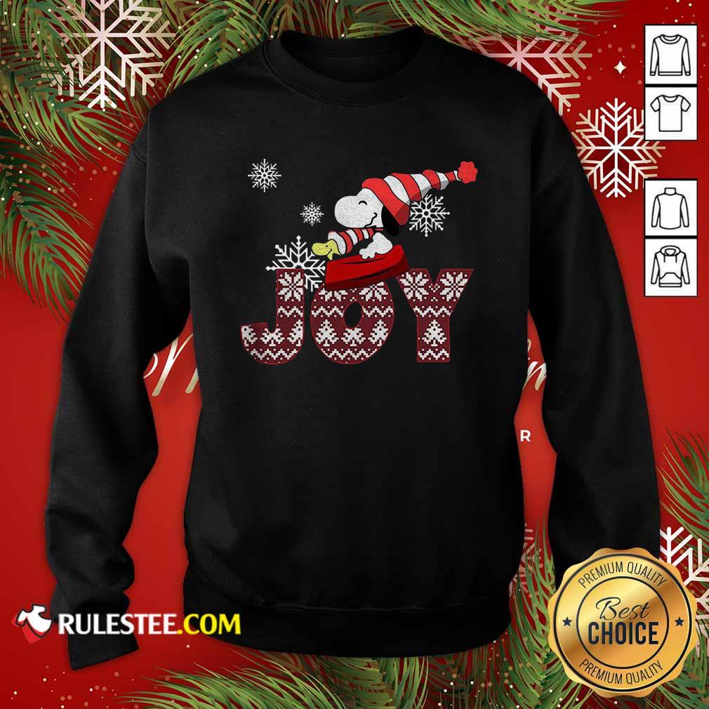 Pretty Snoopy Joy Merry Christmas Shirt - Image 5