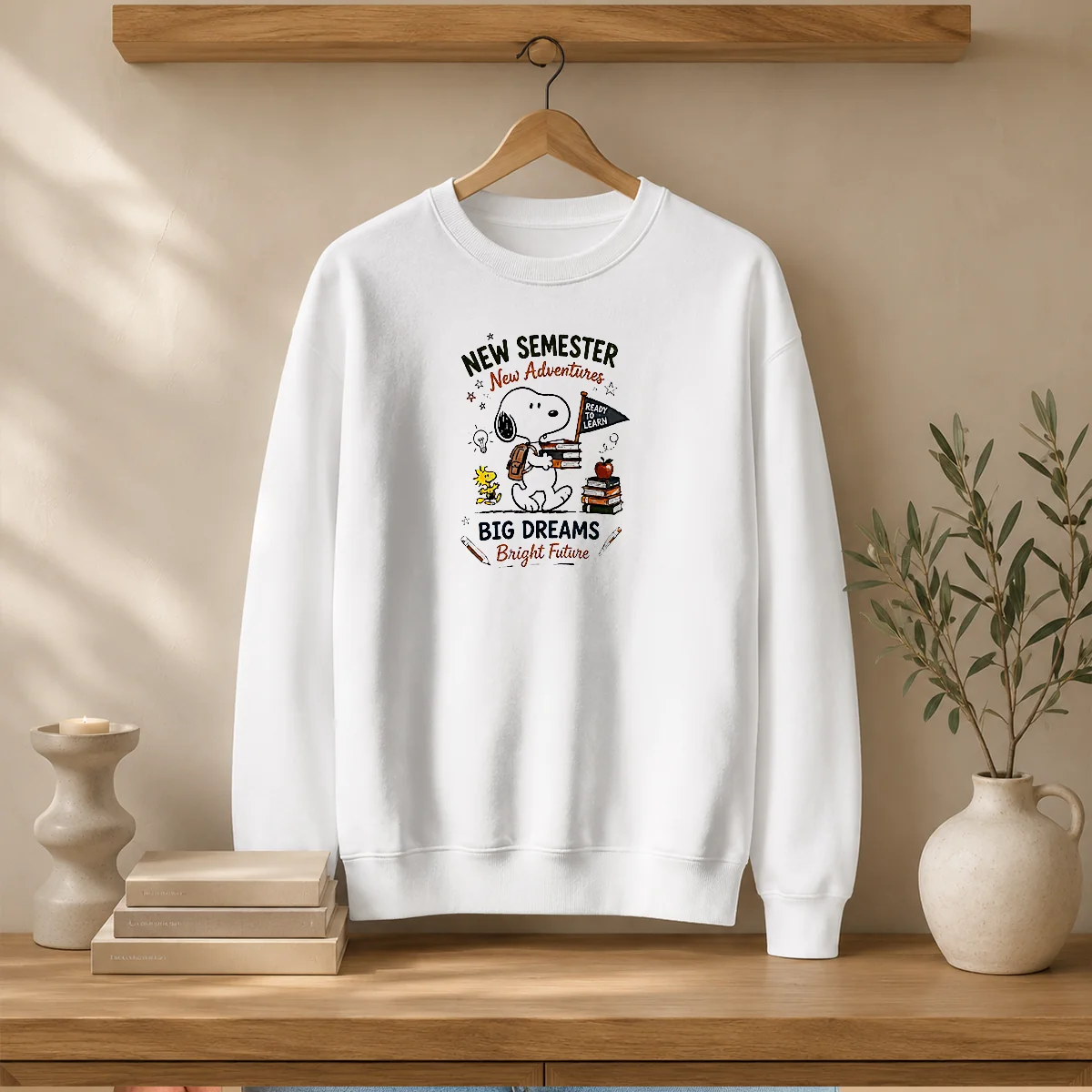 Pretty Snoopy New Semester New Adventures Big Dreams Bright Future Shirt - Image 5