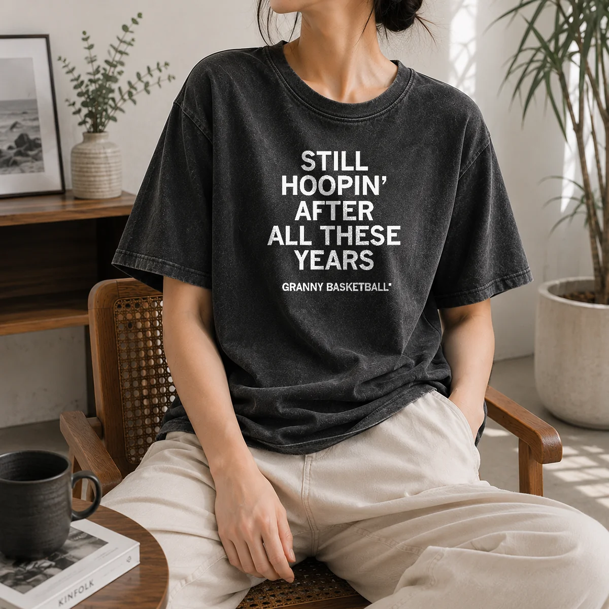 Pretty Still Hoopin After All These Years Granny Basketball Shirt - Image 8