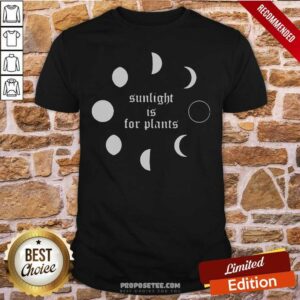 Pretty Sunlight Is For Plants Grunge Goth Gothic Emo Girls Shirt
