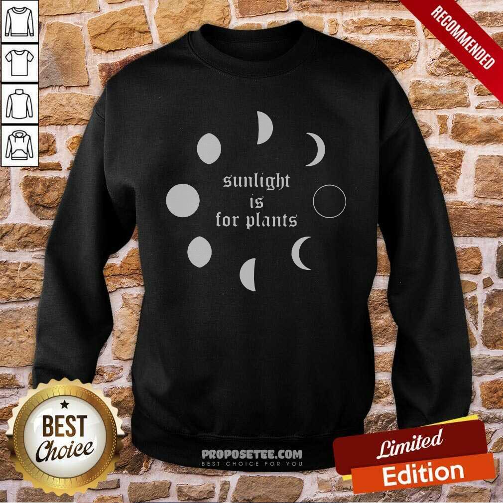Pretty Sunlight Is For Plants Grunge Goth Gothic Emo Girls Shirt - Image 5