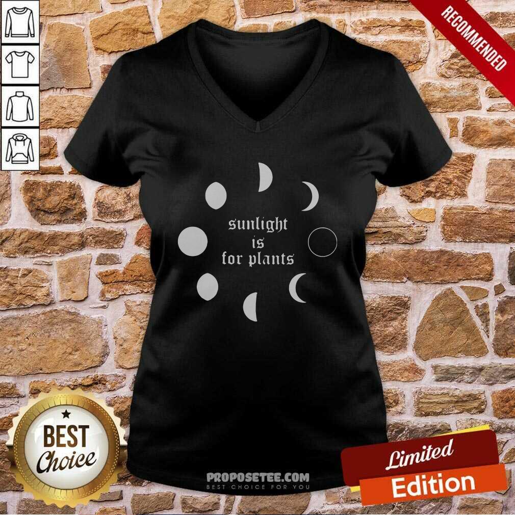 Pretty Sunlight Is For Plants Grunge Goth Gothic Emo Girls Shirt - Image 3