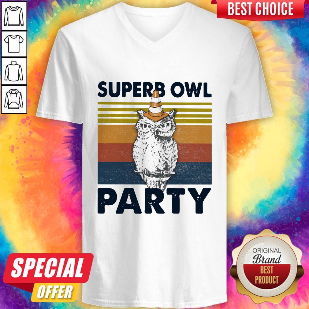 Pretty Superb Owl Party Vintage Shirt