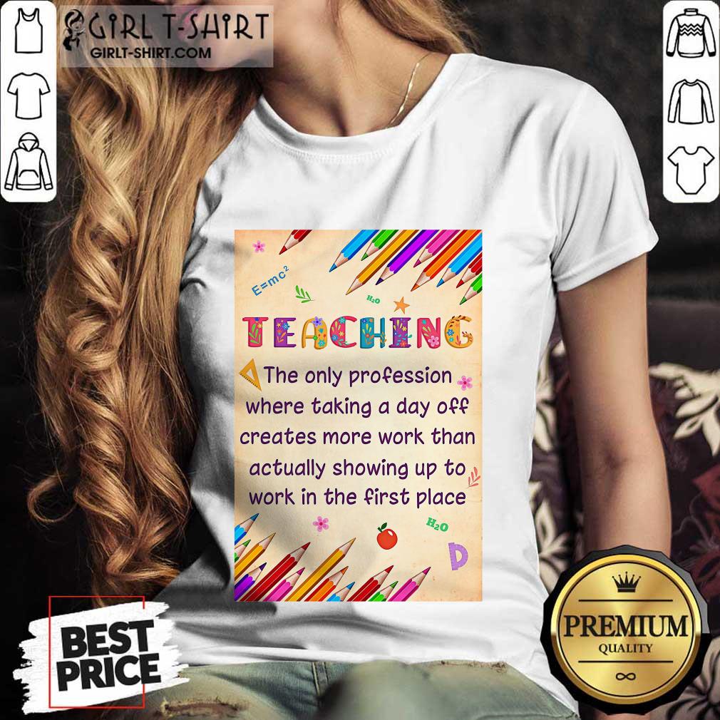 Pretty Teaching Profession Teacher Vertical Poster Shirt - Image 2