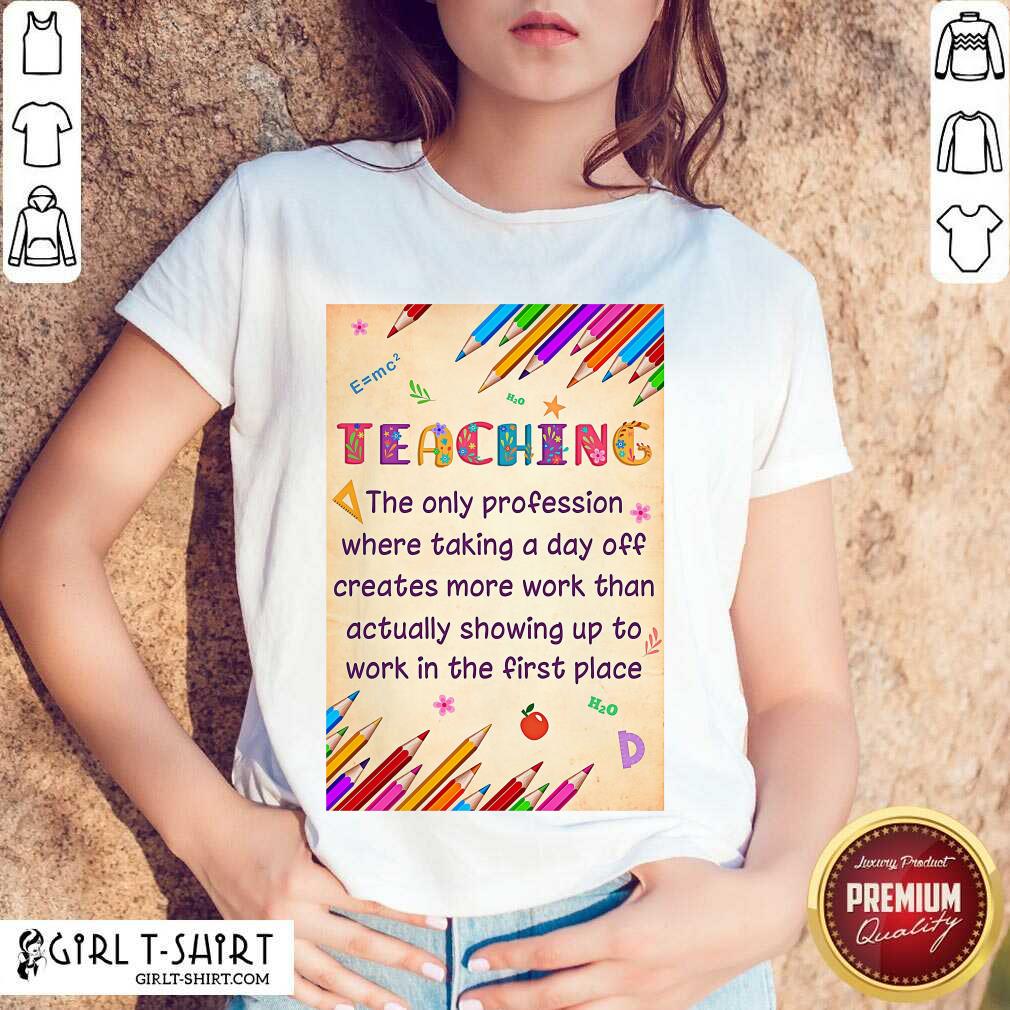 Pretty Teaching Profession Teacher Vertical Poster Shirt