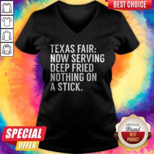 Alternative view of Pretty Texas Fair Now Serving Deep-Fried Nothing On A Stick Shirt