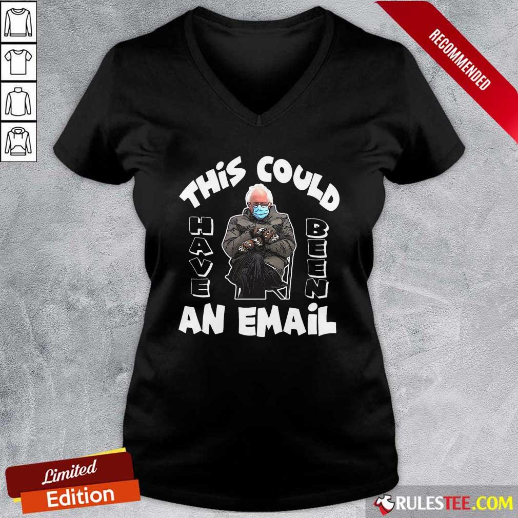 Pretty The Bernie Sanders This Could Have Been An Email 2021 Inauguration Shirt - Image 3