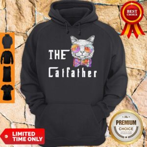 Alternative view of Pretty The Catfather Cat Glasses Shirt