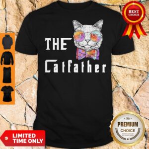 Pretty The Catfather Cat Glasses Shirt