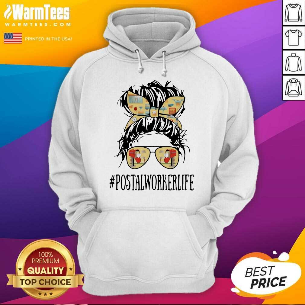 Pretty The Girl #Postalworkerlife Shirt - Image 2