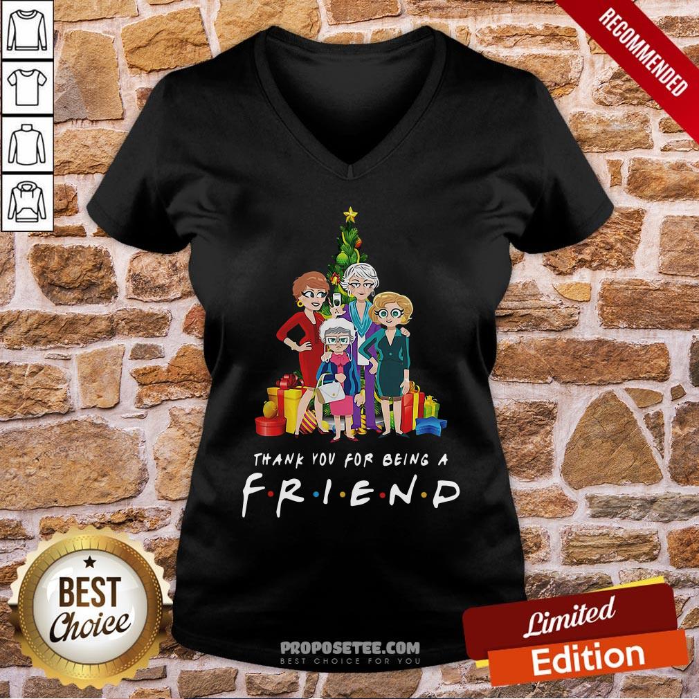 Pretty The Golden Girls Thank You For Being A Friend Christmas Shirt - Image 2