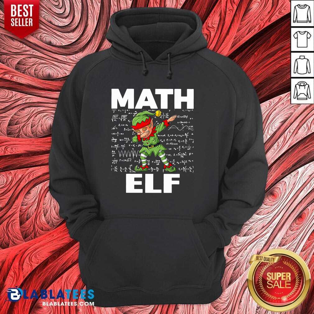 Pretty The Math Elf Dabbing 2021 Shirt - Image 5