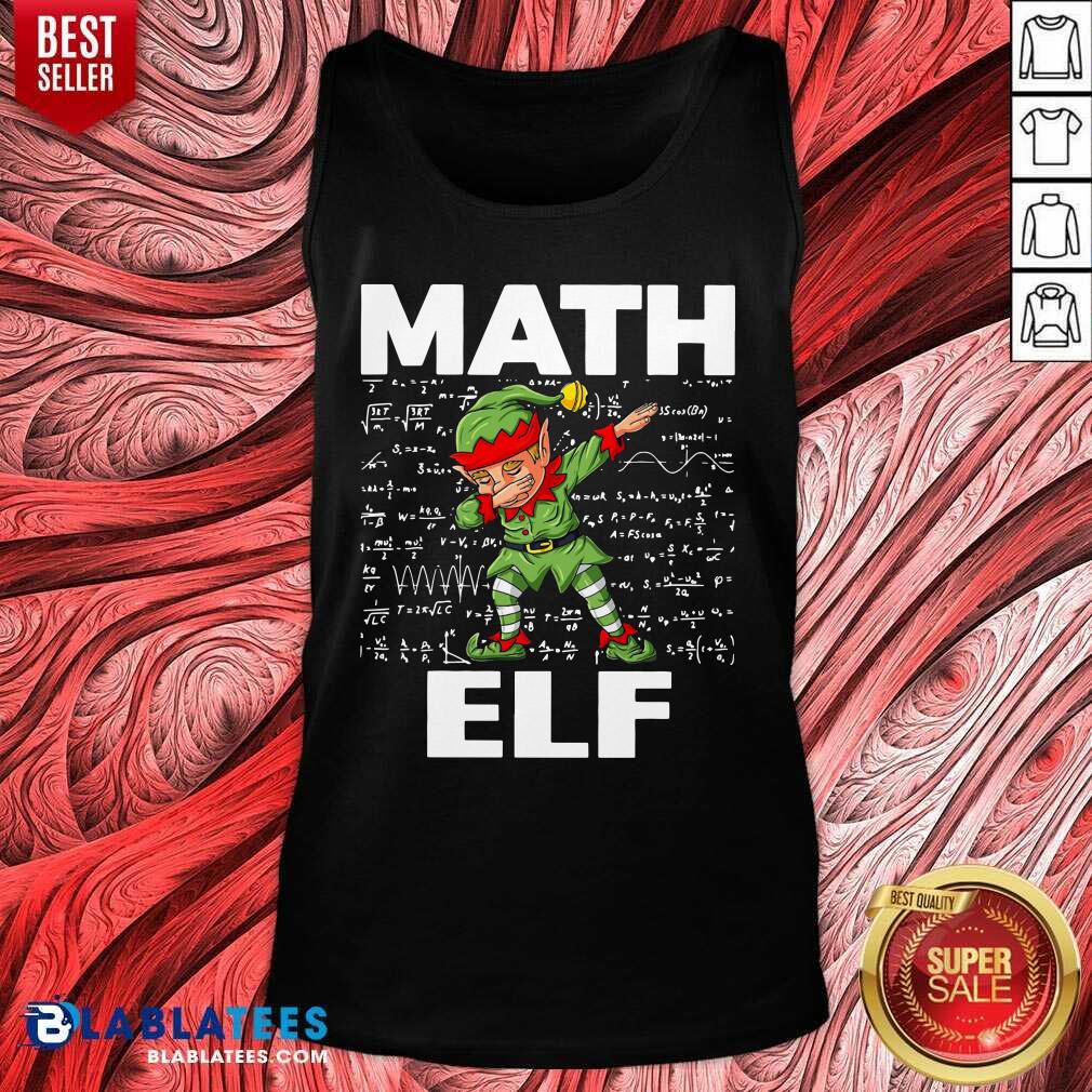 Pretty The Math Elf Dabbing 2021 Shirt - Image 3