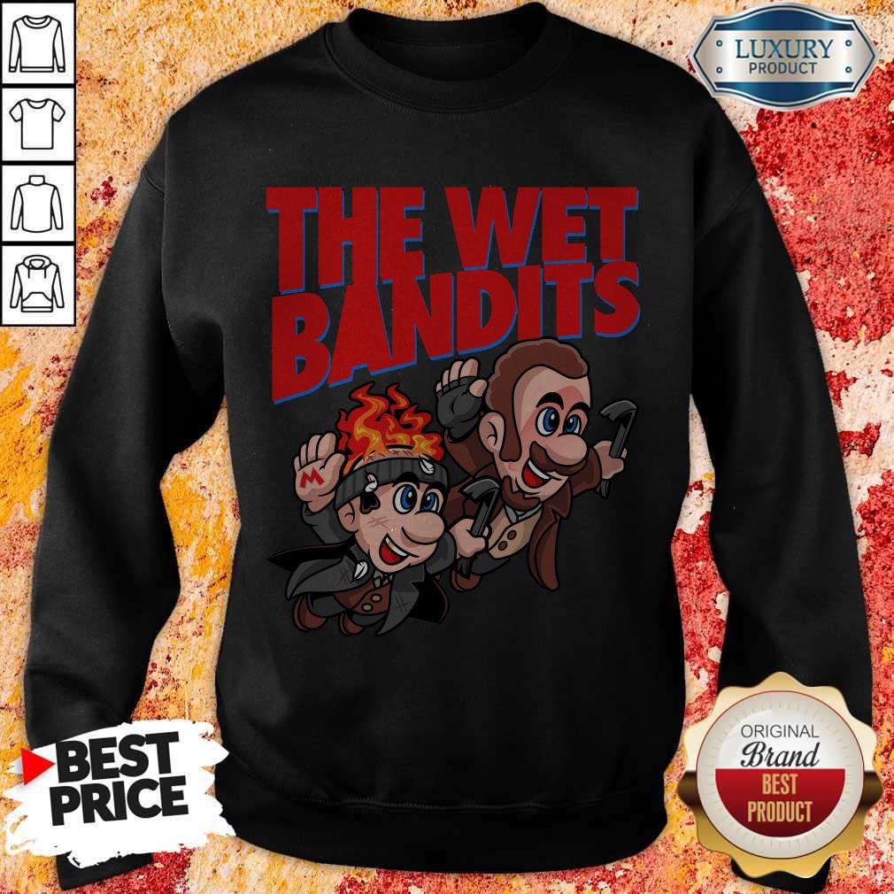 Pretty The Wet Bandits Home Alone Super Mario Funny Massup Shirt - Image 4