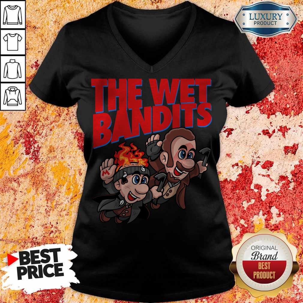 Pretty The Wet Bandits Home Alone Super Mario Funny Massup Shirt - Image 2
