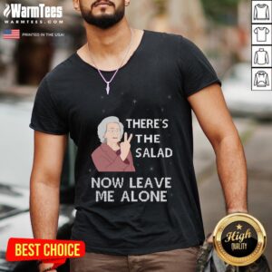Alternative view of Pretty There’s The Salad Now Leave Me Alone Christmas Shirt