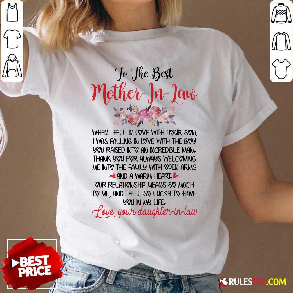 Pretty To The Best Mother In Law Shirt - Image 3
