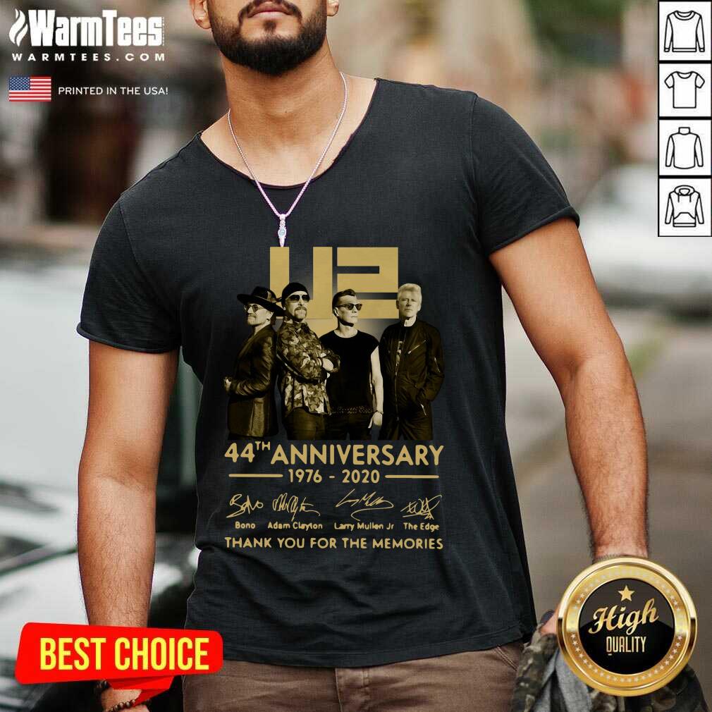 Pretty U2 45th Anniversary Thank You For The Memories Signatures Shirt - Image 5