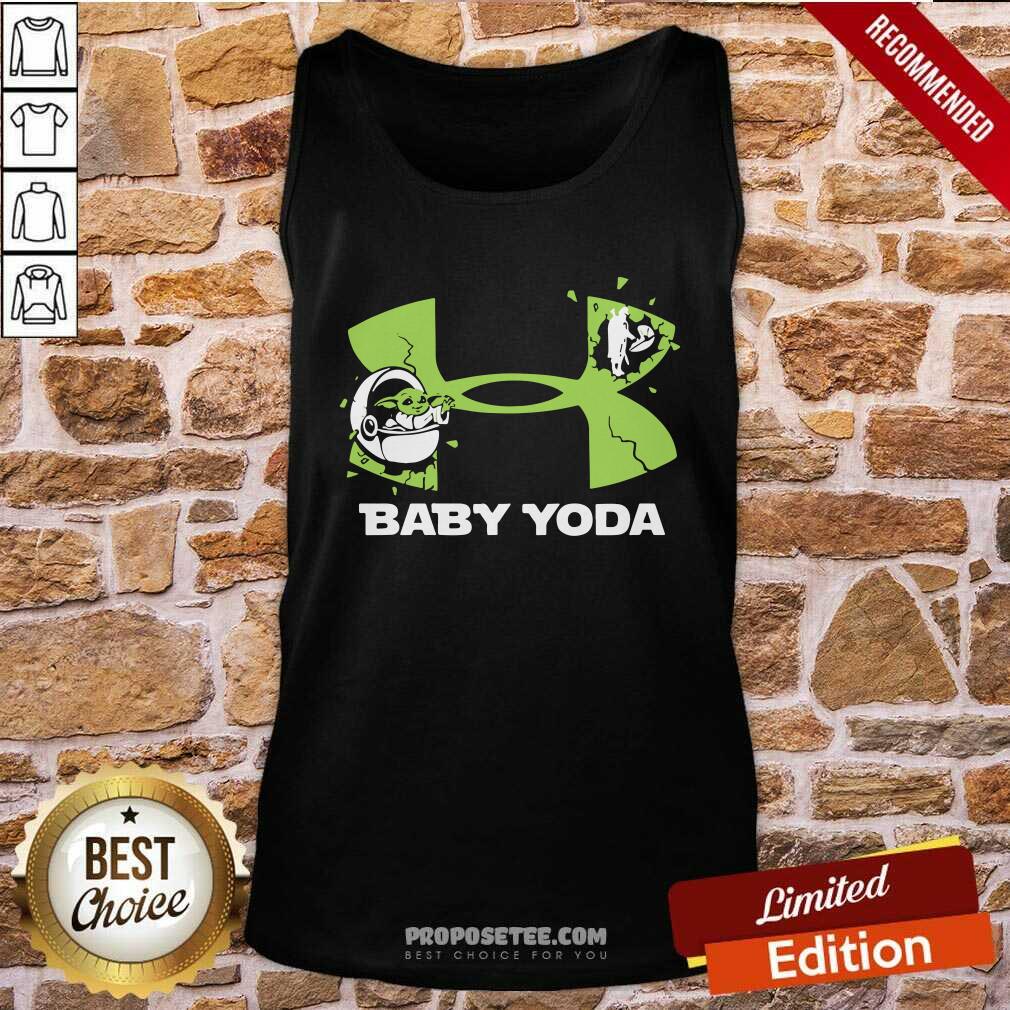Pretty Under Armour Baby Yoda Shirt - Image 4