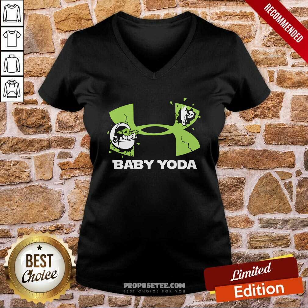 Pretty Under Armour Baby Yoda Shirt - Image 3