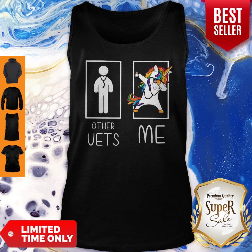 Pretty Unicorn Dabbing Other Vets Me Shirt - Image 4