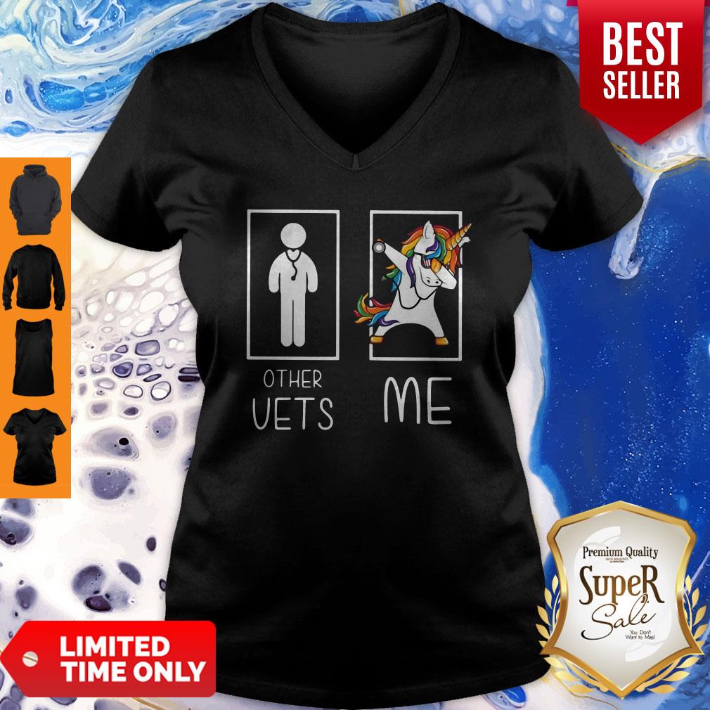 Pretty Unicorn Dabbing Other Vets Me Shirt - Image 3