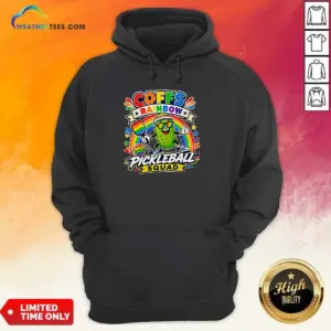 Alternative view of Pretty Vibrant Coffs Rainbow Pickleball Enthusiast Shirt