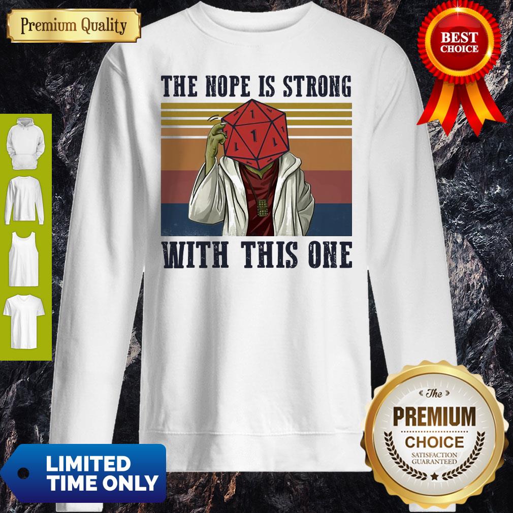 Pretty Vintage Star Wars Yoga The Nope Is Strong With This One Shirt - Image 4
