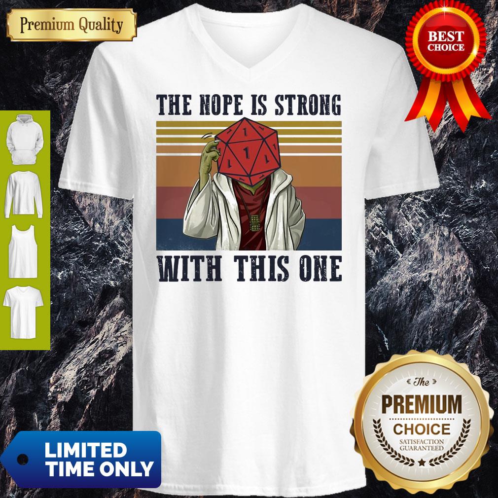 Pretty Vintage Star Wars Yoga The Nope Is Strong With This One Shirt - Image 2