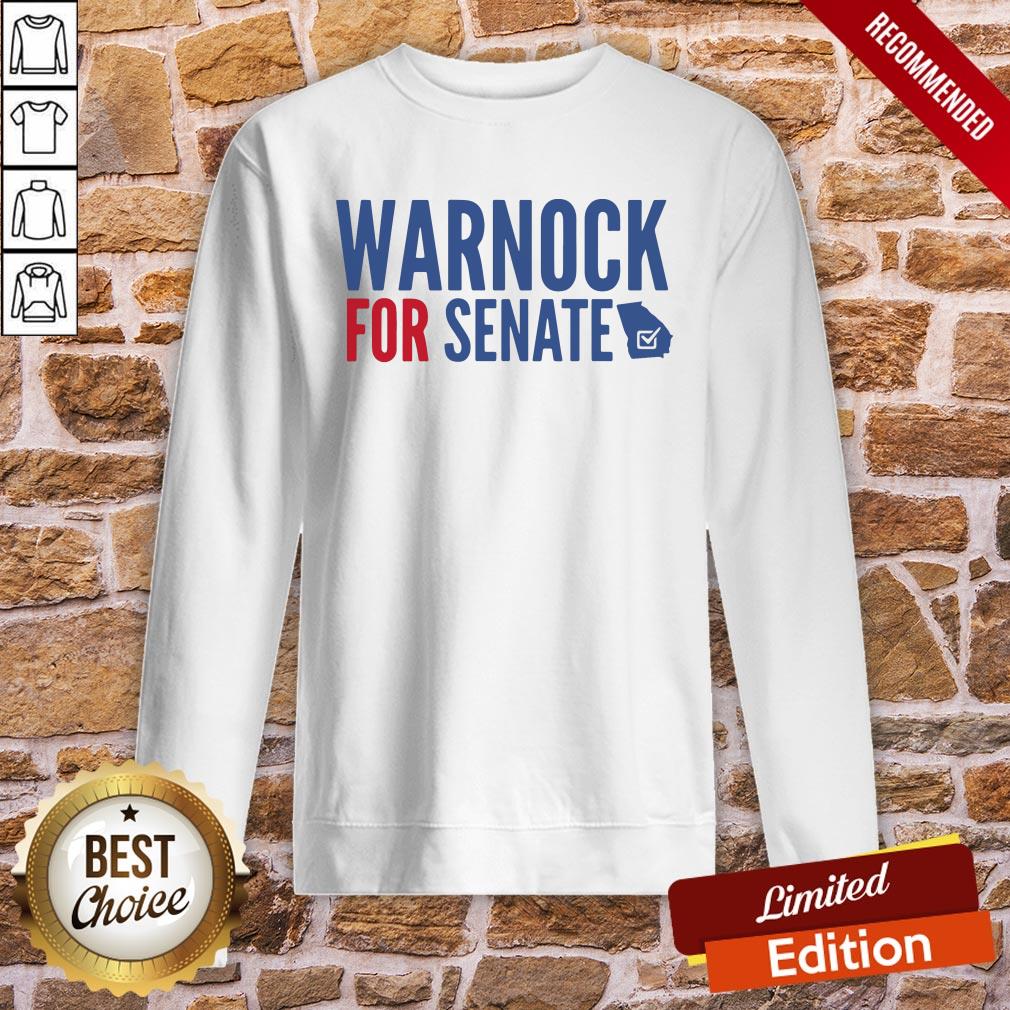 Pretty Warnock For Senate 2020 Shirt - Image 4