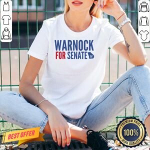 Alternative view of Pretty Warnock For Senate 2020 Shirt