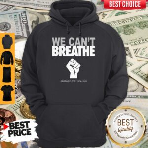 Alternative view of Pretty We Can’t Breathe George Floyd 1974 2020 Shirt