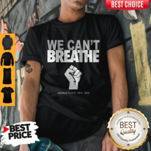 Pretty We Can’t Breathe George Floyd 1974 2020 Shirt