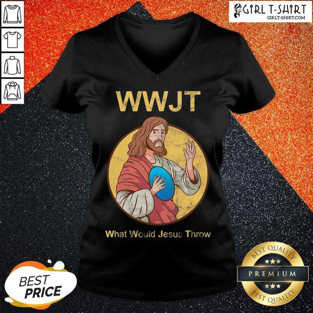 Pretty What Would Jesus Throw Wwjt Shirt - Image 2