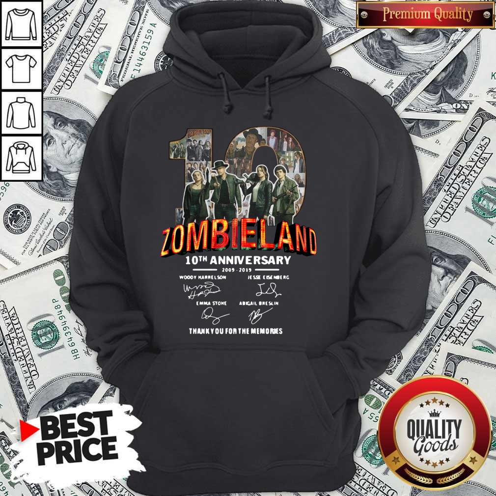 Pretty Zombieland 10th Anniversary 2009 2019 Signatures Shirt - Image 5