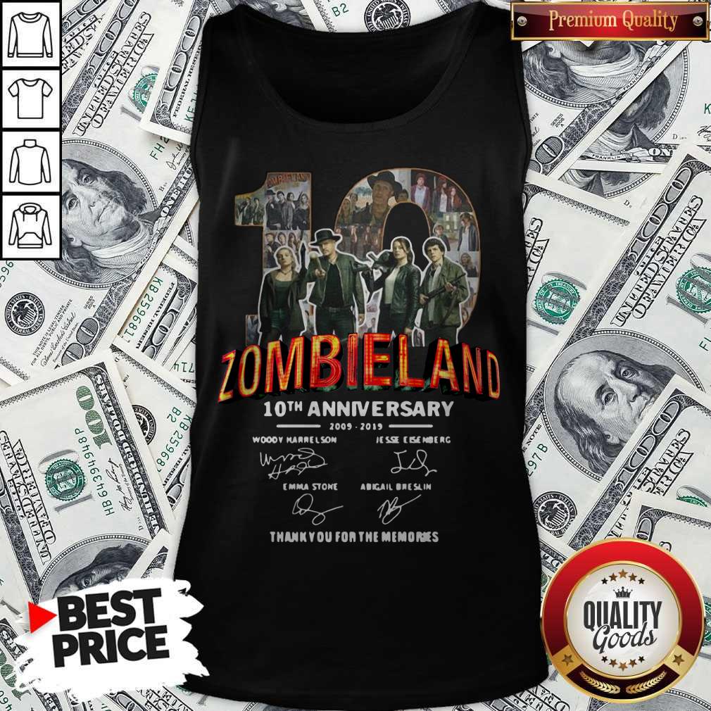 Pretty Zombieland 10th Anniversary 2009 2019 Signatures Shirt - Image 3
