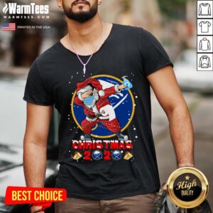 Alternative view of Pro Buffalo Sabres Funny Santa Claus Dabbing Christmas 2020 Shirt