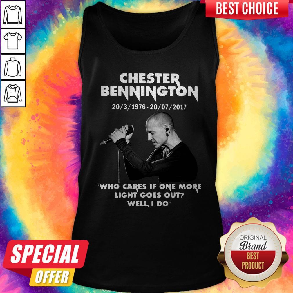 Pro Chester Bennington Who Cares If One More Light Goes Out Well I Do Shirt - Image 3