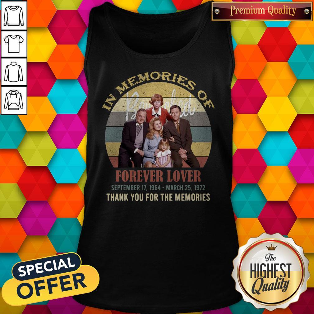 Pro In Memories Of Forever Lover September 17 1964 March 25 1972 Thank You For The Memories Vintage Shirt - Image 2