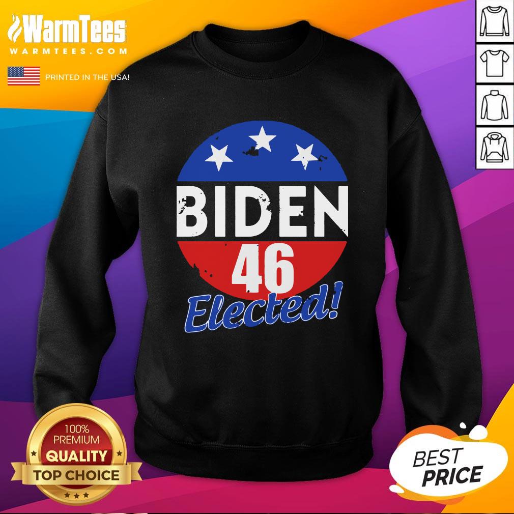 Pro Joe Biden 46 Elected Celebrate Joe Biden 46th President Of America 2020 Wining Retro Vintage Shirt - Image 2