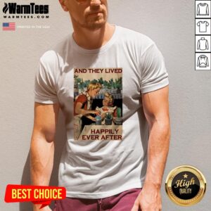 Alternative view of Pro Succulent Mom And Daughter And They Lived Happily Ever After Poster Shirt