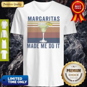 Alternative view of Pro Vintage Margaritas Made Me Do It Shirt