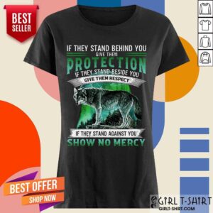 Alternative view of Protection Show No Mercy Shirt