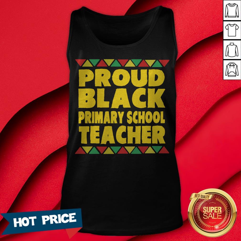 Proud Black Primary School Teacher Shirt - Image 2
