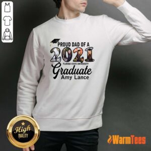 Alternative view of Proud Dad Of A 2021 Graduate Amy Lance Shirt
