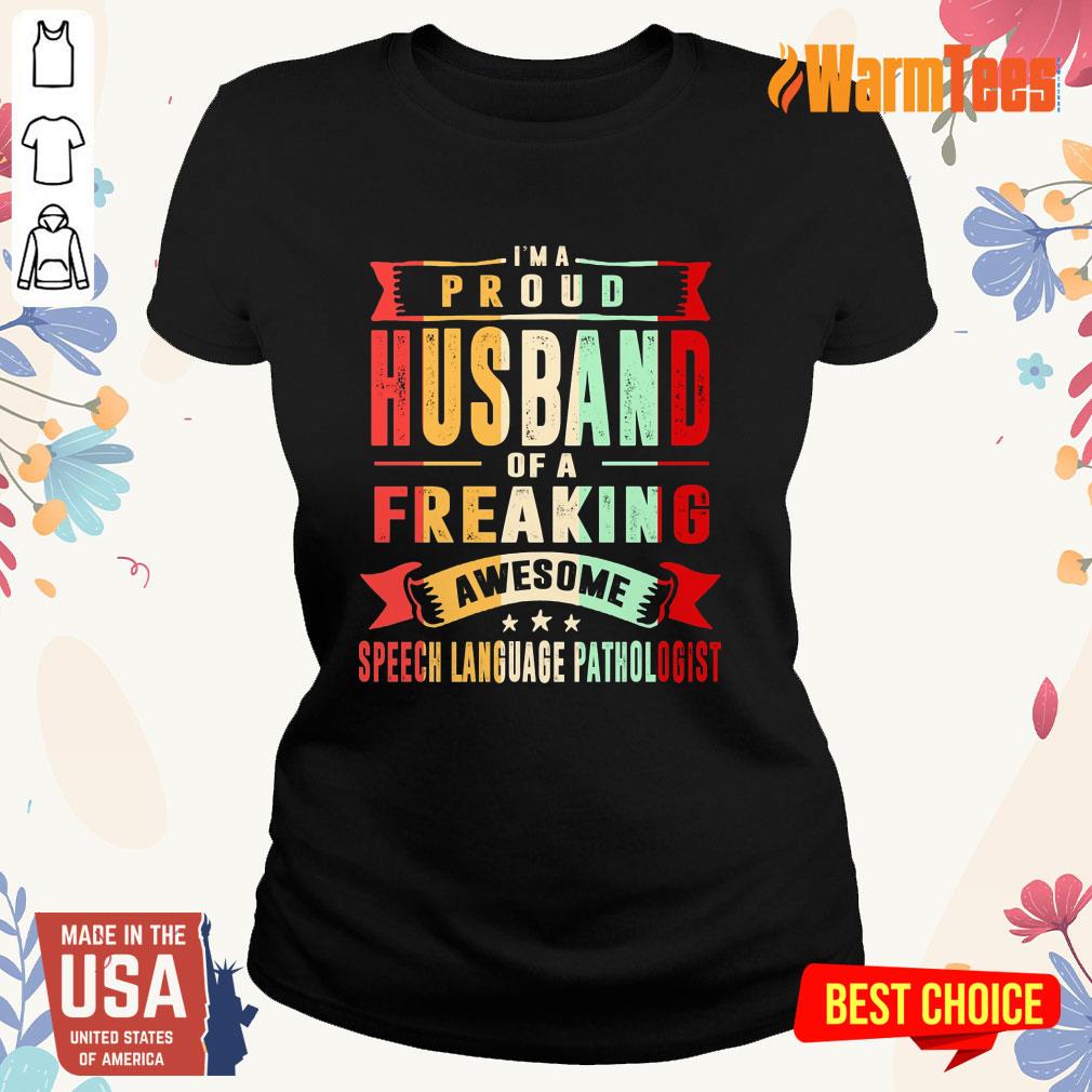 Proud Husband Of A Freaking Vintage Shirt - Image 2