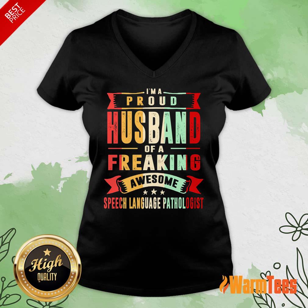 Proud Husband Of A Freaking Vintage Shirt - Image 4